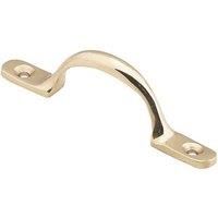 Carlisle Brass Sash Pull Handle Polished Brass 101.5 x 12mm (4910P)