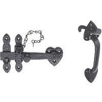 Carlisle Brass Thumb Latch Black Antique 170mm (6627P)
