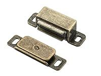 Carlisle Brass FTD840FB Fingertip Superior Steel Magnetic Catch, 6KG Pull, Florentine Bronze, 46 X 15 X 14 mm