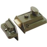 Smith & Locke Traditional Rim Cylinder Night Latch Green 60mm Backset (9328G)