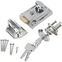 Smith & Locke TRAD-CHR-60 Traditional Night Latch Polished Chrome 60mm Backset (4238J)