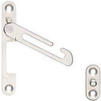 Mila Window Restrictor Brushed Stainless Steel 100mm (6294P)