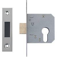 Smith and Locke Smith & Locke 64mm Nickel Plated Euro Profile Deadlock