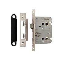 Carlisle Brass BAE5030SN Euro spec Ease-T Residential Bathroom Lock, Satin Nickel, 76 mm