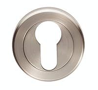 Carlisle Brass SZR001SN Serozzetta Satin Nickel Euro Profile Escutcheon
