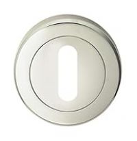 Carlisle Brass SZR002PN Serozzetta Polished Nickel Standard Lock Profile Escutcheon