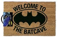 DC Comics Batman "Welcome To The Bat Cave" Door Mat-Brown