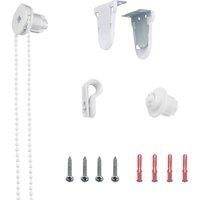 Roller Blind Mechanism with a Plastic Chain White