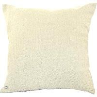 Barkweave Square Cushion Natural (Cream)