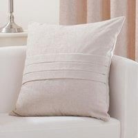 Large Chenille Cream Cushion Cream