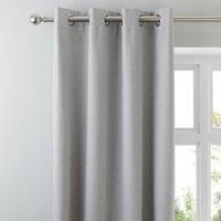 Solar Grey Blackout Eyelet Curtains Grey