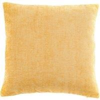 Chenille Cushion Ochre