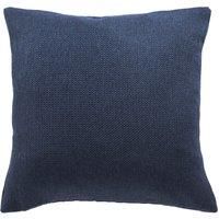 Barkweave Square Cushion Navy