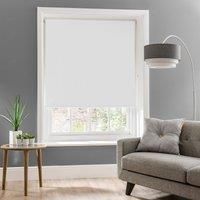 Luna White Blackout Roller Blind White