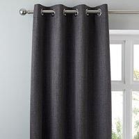 Solar Slate Blackout Eyelet Curtains Grey