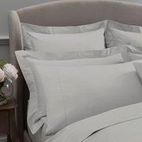 Dorma 300 Thread Count 100% Cotton Sateen Plain White Cuffed Pillowcase White