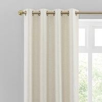 Sydney Ecru Eyelet Curtains White