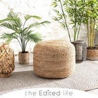 Jute Natural Pouffe Natural