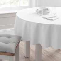 Isabelle Round Tablecloth White