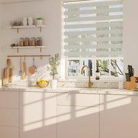Day and Night Dove Grey Daylight Roller Blind Grey