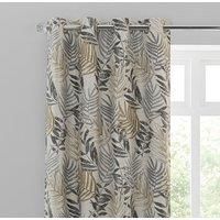 Leaf Jacquard Eyelet Curtains