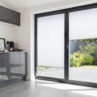 Easy Clip White Pleated Blind White