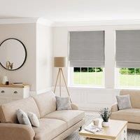 Luna Mid Grey Blackout Roman Blind Mid Grey