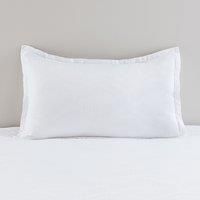 Croston Waffle White Oxford Pillowcase