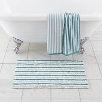 Stripe Bobble Bath Mat