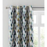 Kelso Cut Velvet Eyelet Curtains