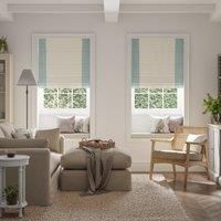 Luna Bordered Blackout Roman Blind