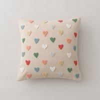Hearts French Knot Cushion