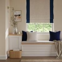 Luna Bordered Blackout Roman Blind
