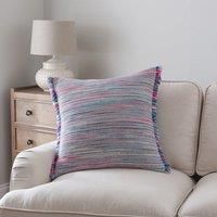 Ava Fringe Cotton Square Cushion