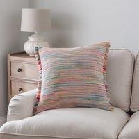 Ava Fringe Cotton Square Cushion