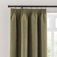 Luna Brushed Blackout Pencil Pleat Curtains