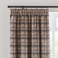 Roxana Cut Velvet Pencil Pleat Curtains