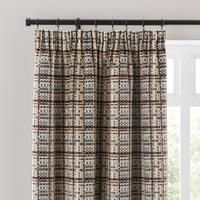 Roxana Cut Velvet Pencil Pleat Curtains