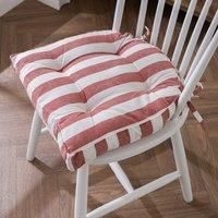 Round Back Striped Seat Pad