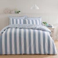 Kent Broad Stripe Cotton Duvet Cover & Pillowcase Set