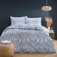Global Ikat Cotton Duvet Cover & Pillowcase Set