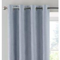 Luna Brushed Blackout Eyelet Curtains