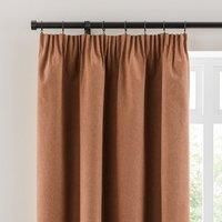 Luna Brushed Blackout Pencil Pleat Curtains