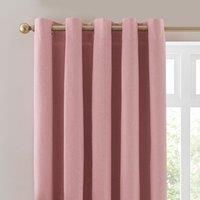 Luna Brushed Blackout Pencil Pleat Curtains