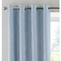 Luna Brushed Blackout Pencil Pleat Curtains