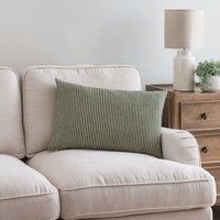 Chenille Striped Rectangular Cushion Cover