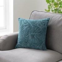 Velvet Leaf Square Cushion Cover