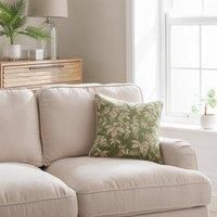 Wisteria Gold Embroidered Square Cushion