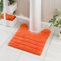 Luxury Cotton Textured Stripe Pedestal Mat