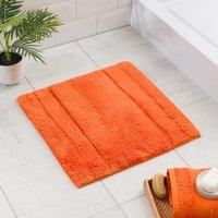 Luxury Cotton Textured Stripe Shower Mat